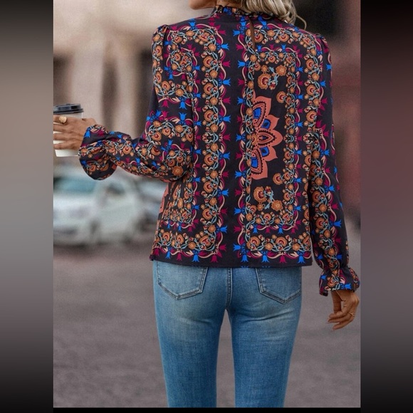 8 SHEIN Blouses Size Large Bundle $126 - Picture 9 of 17